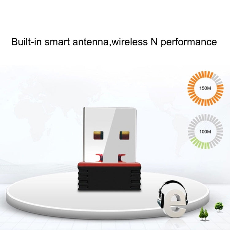 RTL8188 150Mbps 2.4GHz USB 2.0 WiFi Adapter External Network Card RTL8188 150Mbps 2.4GHz USB 2.0 WiFi Adapter External Network Card